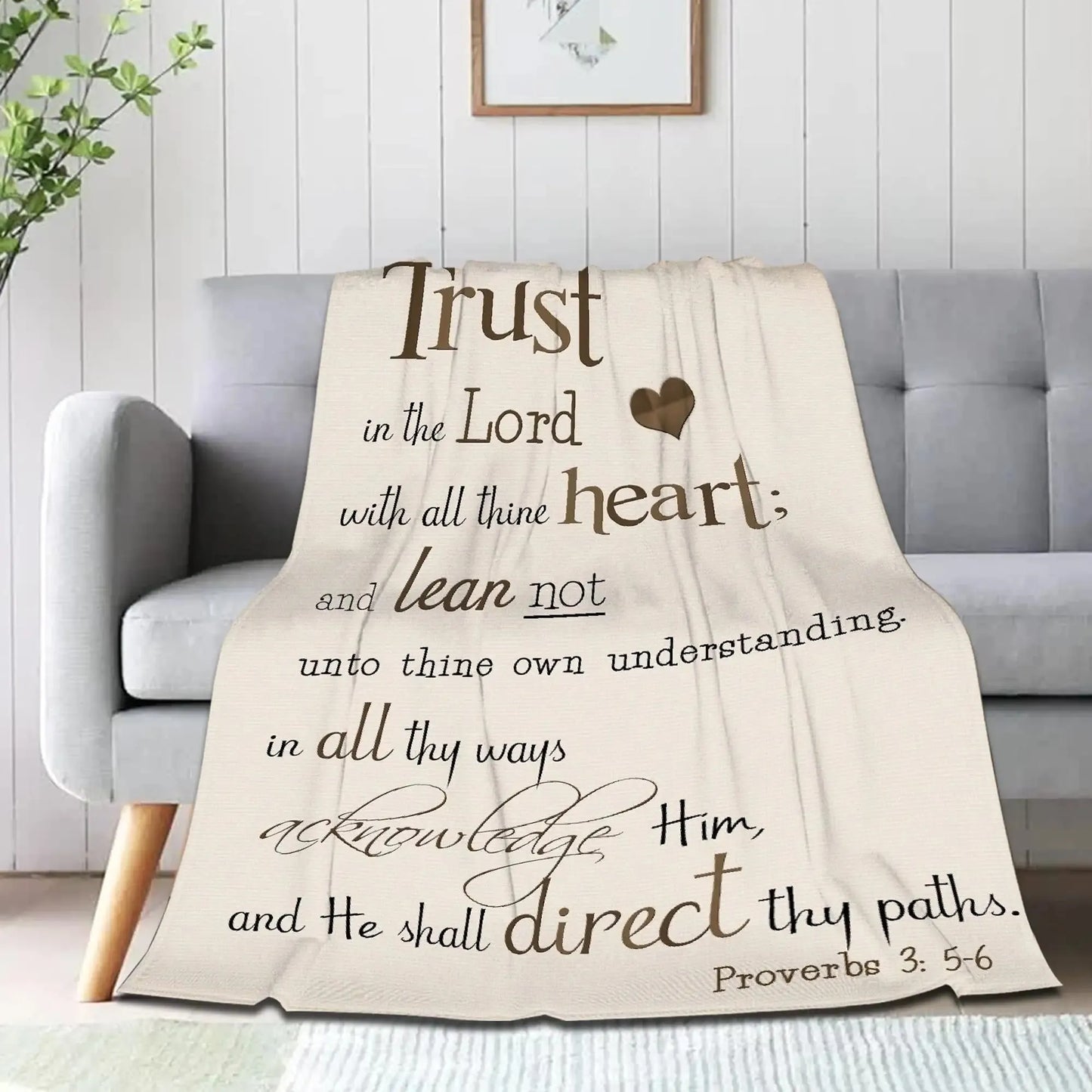 Heavenly Comfort Prayer Fleece Blanket