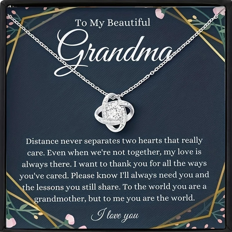 Grandma's Love Knot Necklace