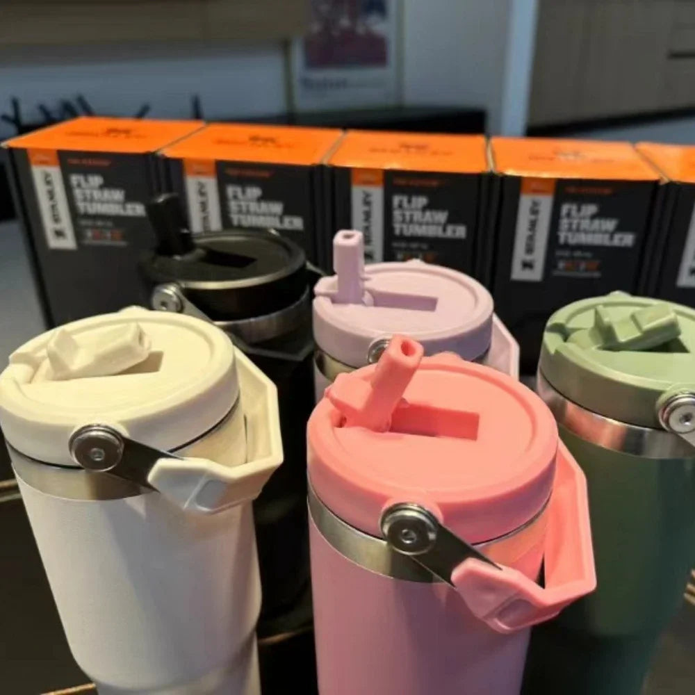 Leopard Luxe Straw Tumbler